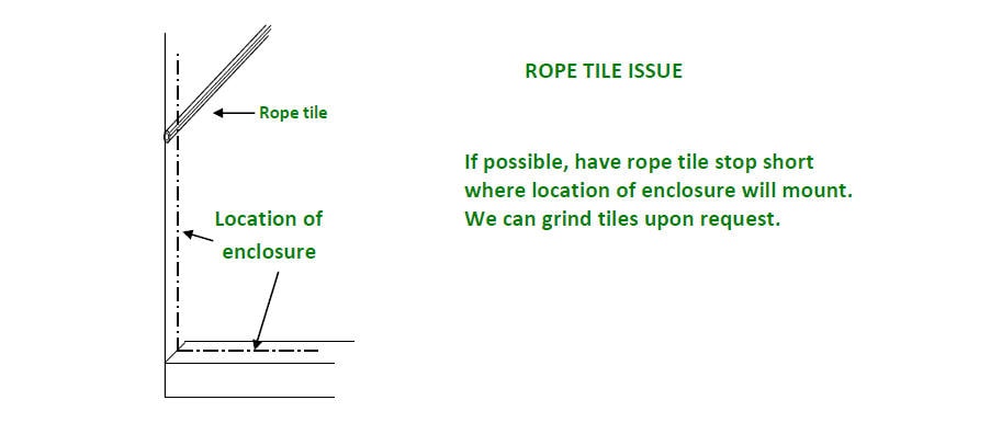 Stacked Stone Shower